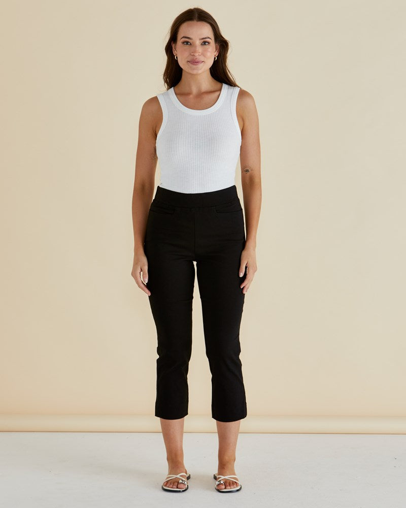 Francis Rib Tank - White