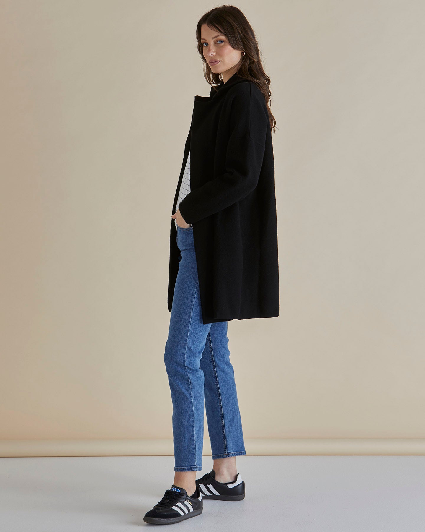 Betty Basics Bristol Coatigan - Black (view 3)