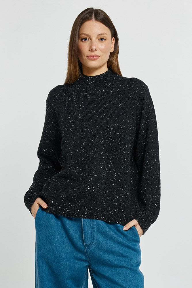 Betty Basics Carlin Knit Sweater - Black