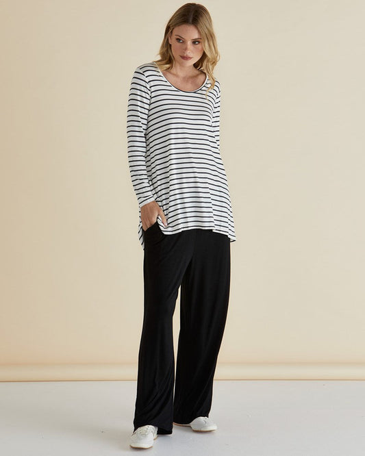 Weston Wide Leg Jogger - Black
