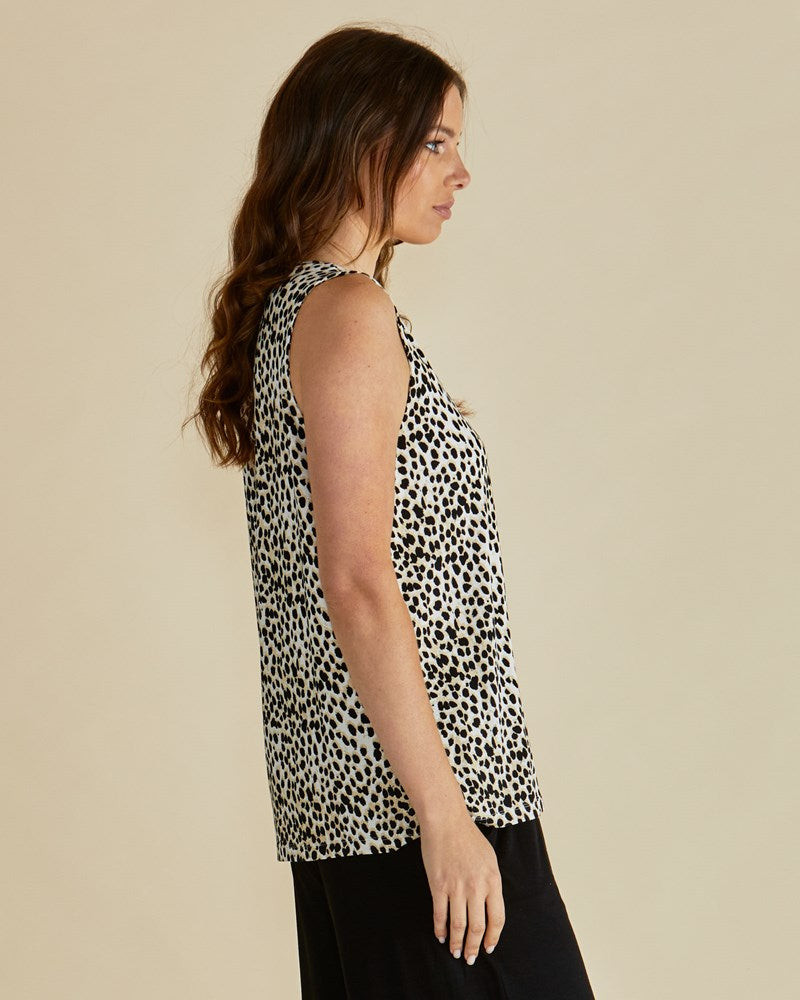Betty Basics Positano Tank - Cheetah (view 3)
