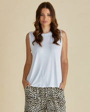 Positano Tank - White - Catani Clothing