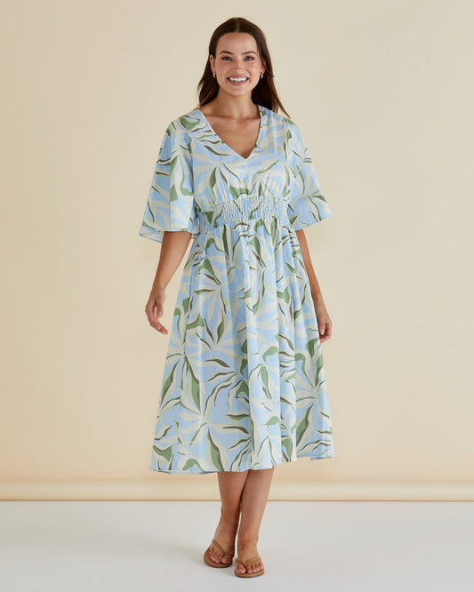 Mazie Dress - Garden Print