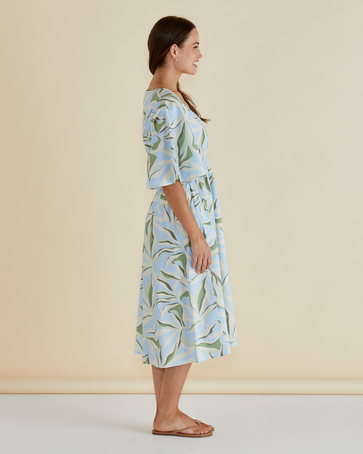 Betty Basics Mazie Dress - Garden Print (view 3)