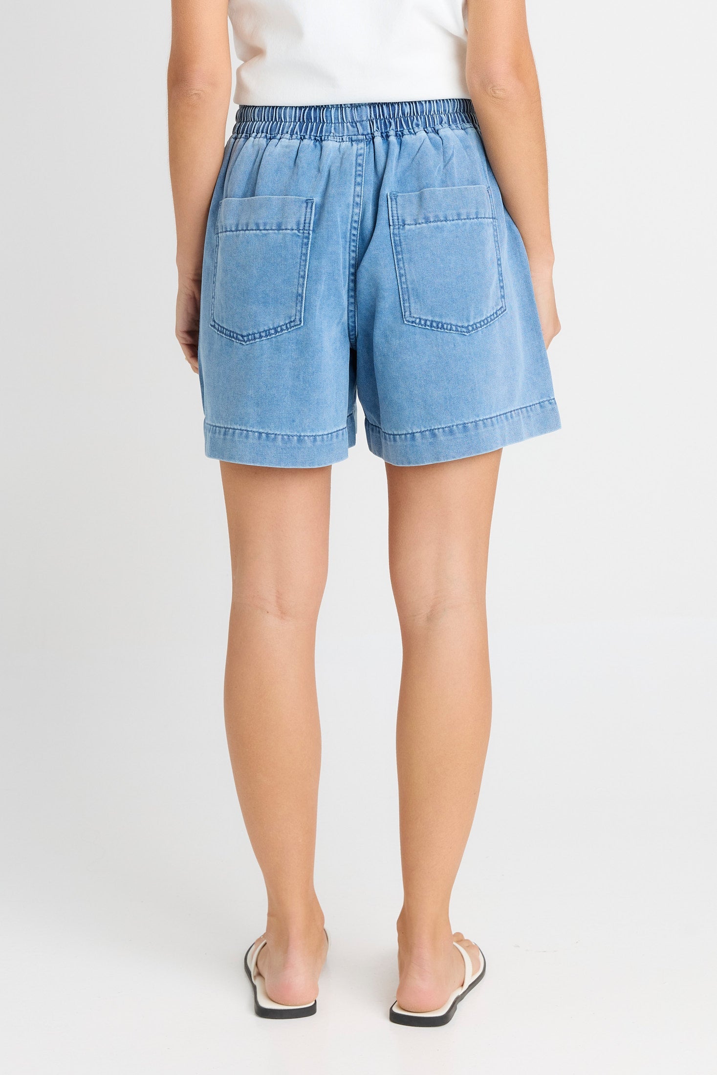 Quinn Cotton Short - Blue Medium