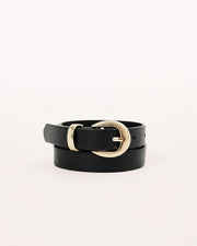 Bella Belt - Black Shine / Gold - Catani Clothing
