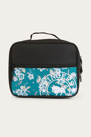 Baxter Lunch Box - Black / Floral - Catani Clothing