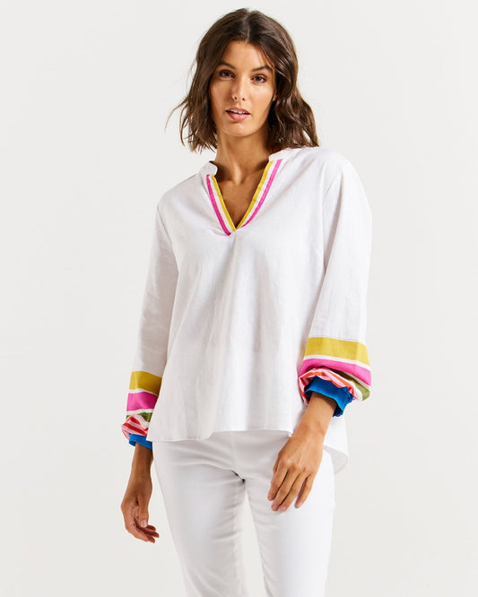 Blossom Blouse - White