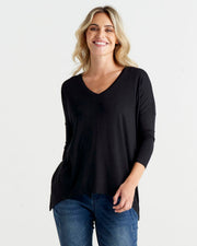 Geneva Tee - Black - Catani Clothing