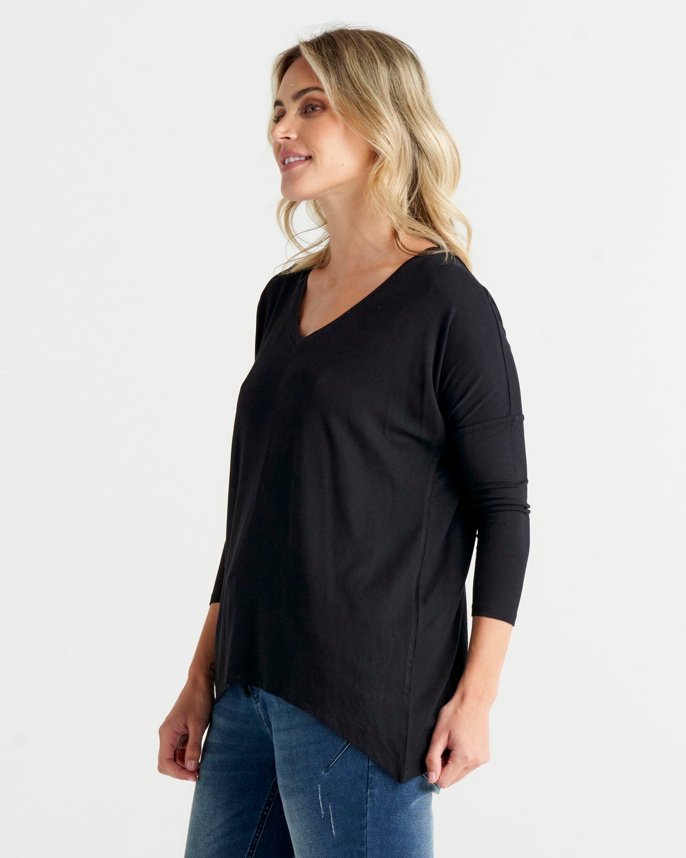 Geneva Tee - Black - Catani Clothing