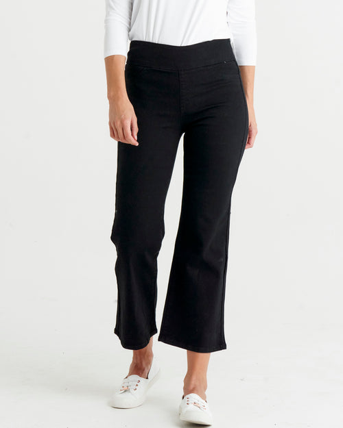 Betty Basics Nicola Bootleg Jean – Black (view 5)
