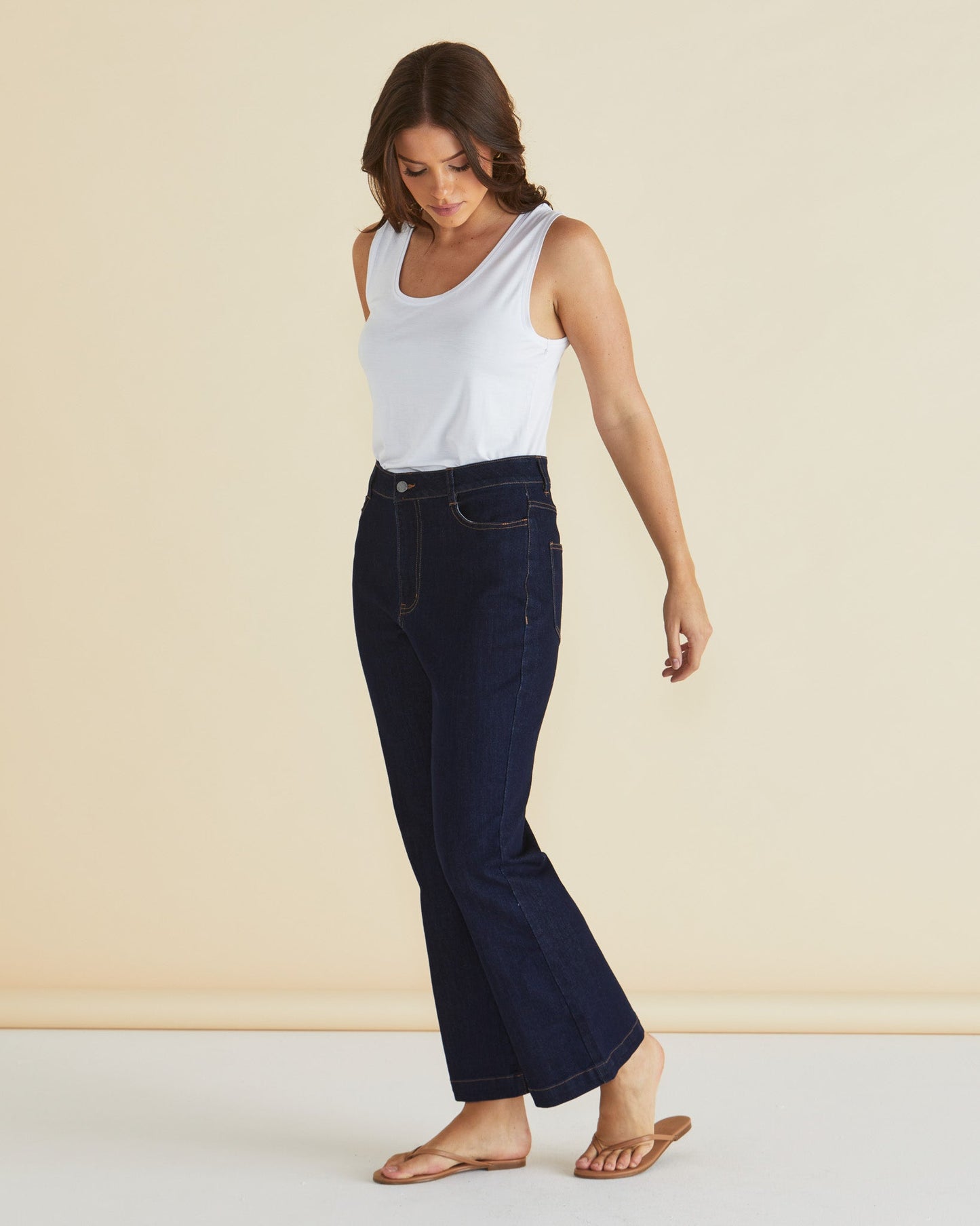 Fleur Bootleg Jean - Smoke Ink Denim