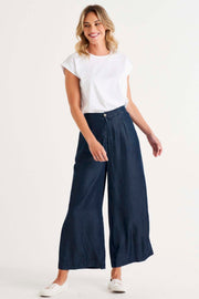 Pia Palazzo Pant - Blue Haze - Catani Clothing