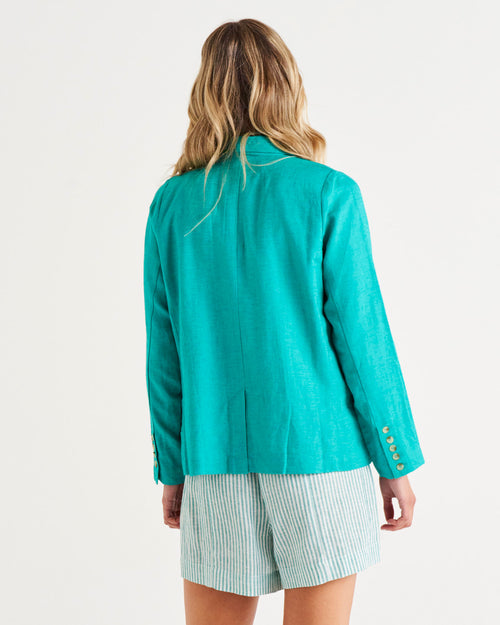 Lisset Blazer - Teal