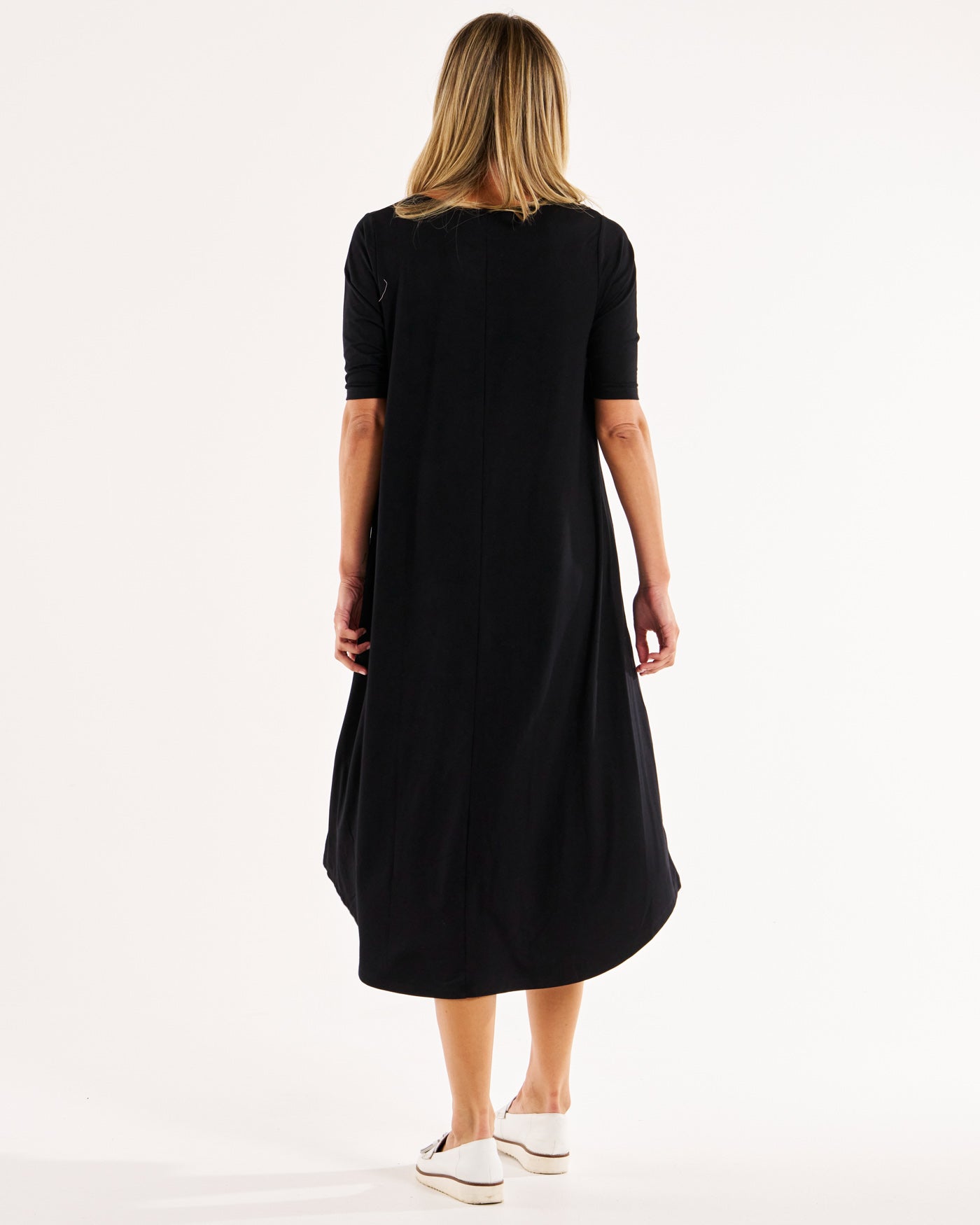 Betty Basics Marlene Bamboo Dress - Black (view 4)