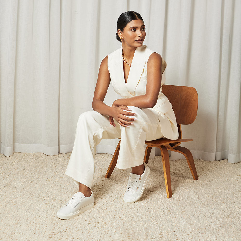 Billie II - White Tumbled - Catani Clothing