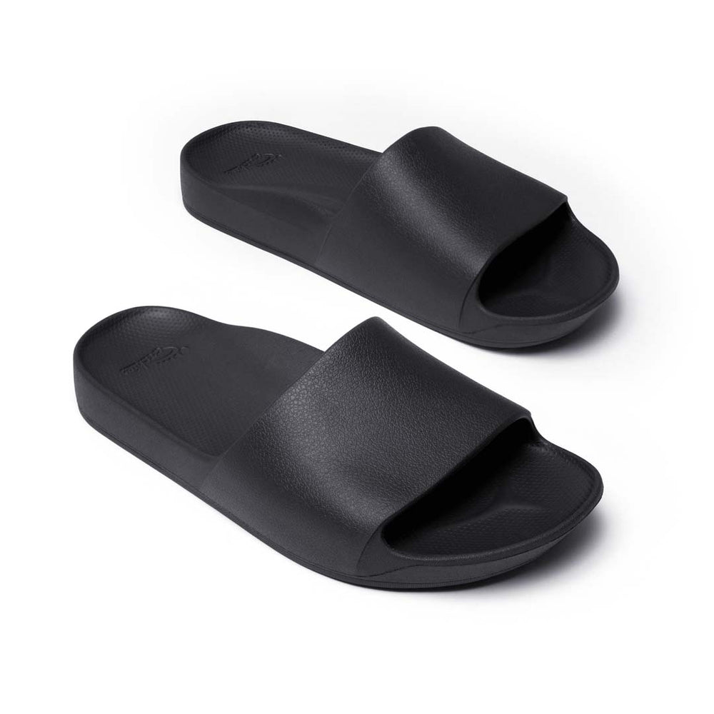 Archies Arch Support Slides - Black (view 3)