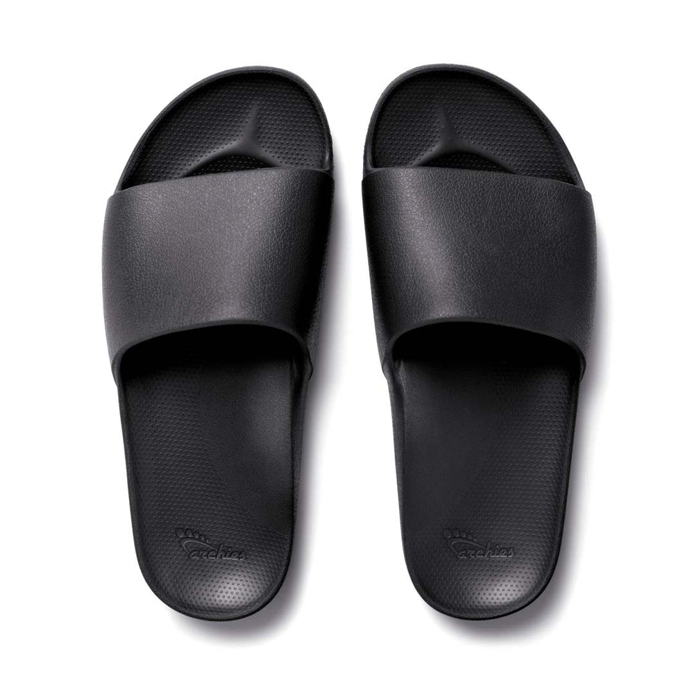 Arch Support Slides - Black - Catani Clothing