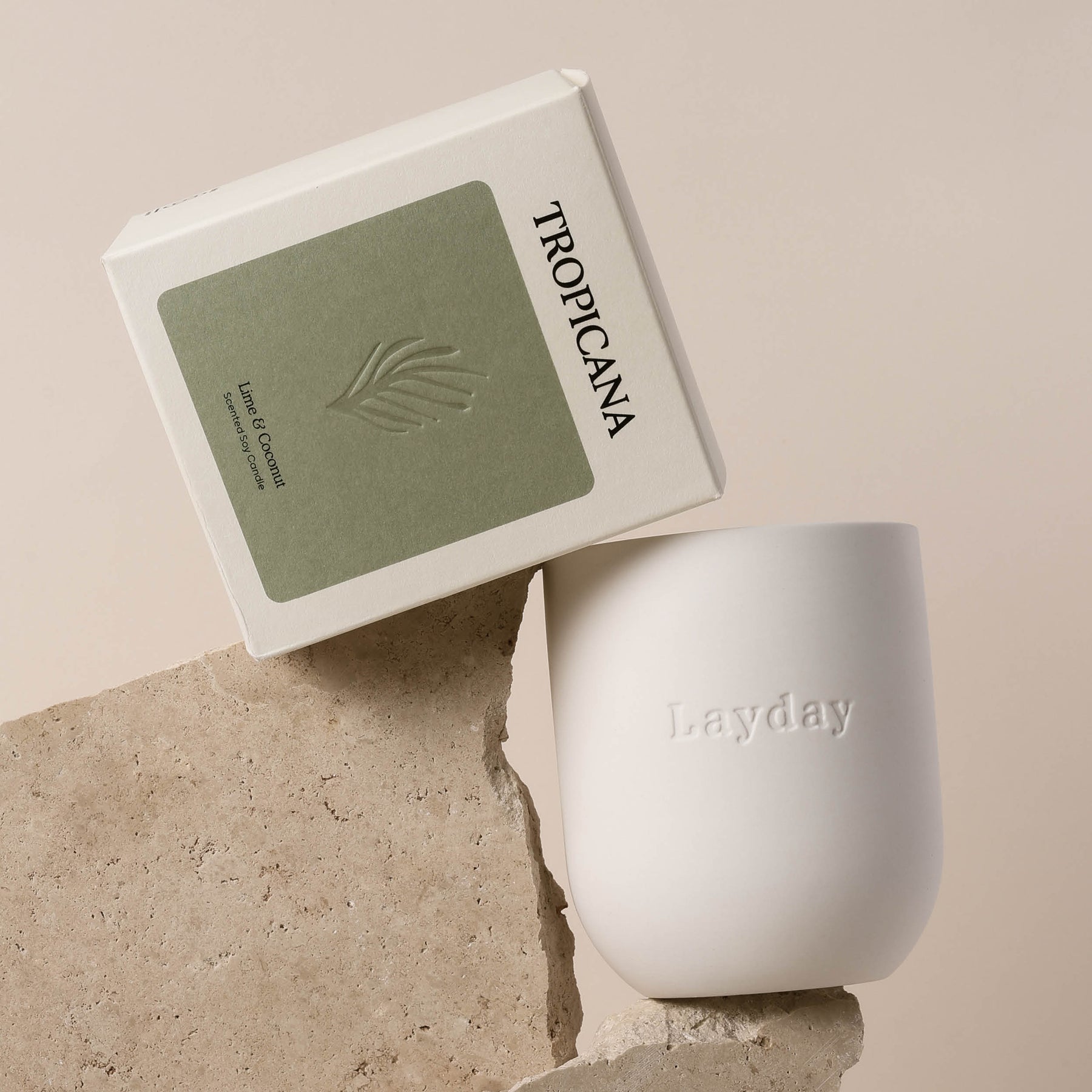 Layday Tropicana Candle - Lime & Coconut (view 4)
