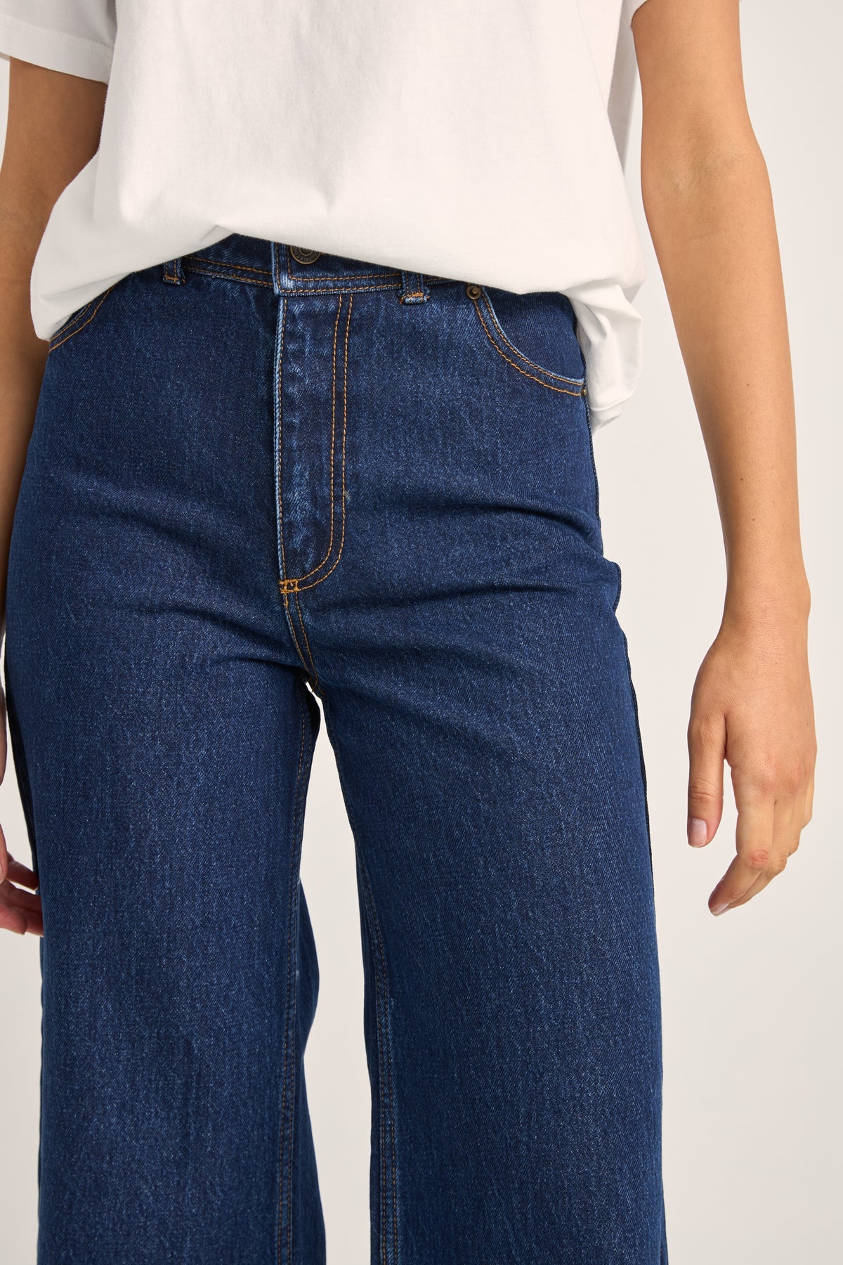 Rhythm Demi High Loose Denim Jeans - Indigo (view 4)
