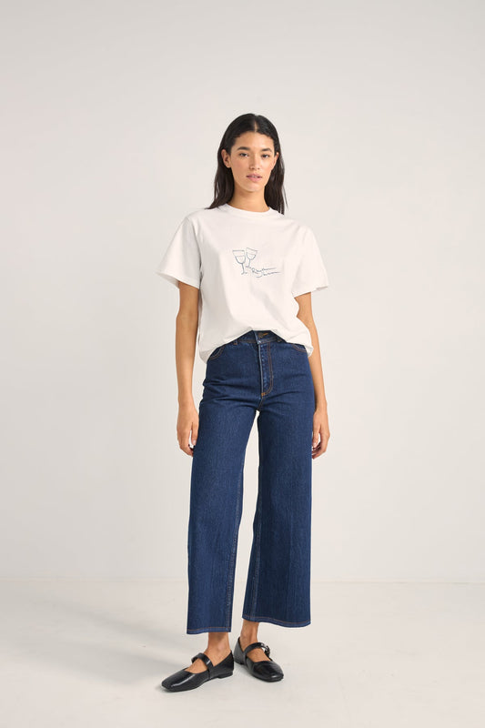 Demi High Loose Denim Jeans - Indigo