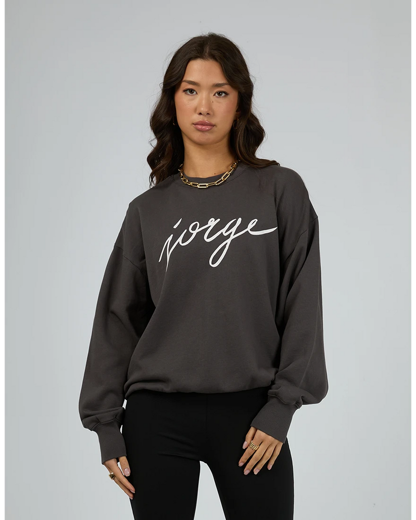 Jorge Script Crew - Washed Black - Catani Clothing