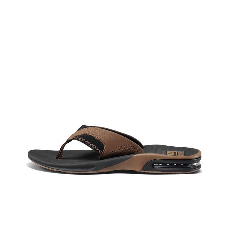 Fanning Thong - Black / Tan