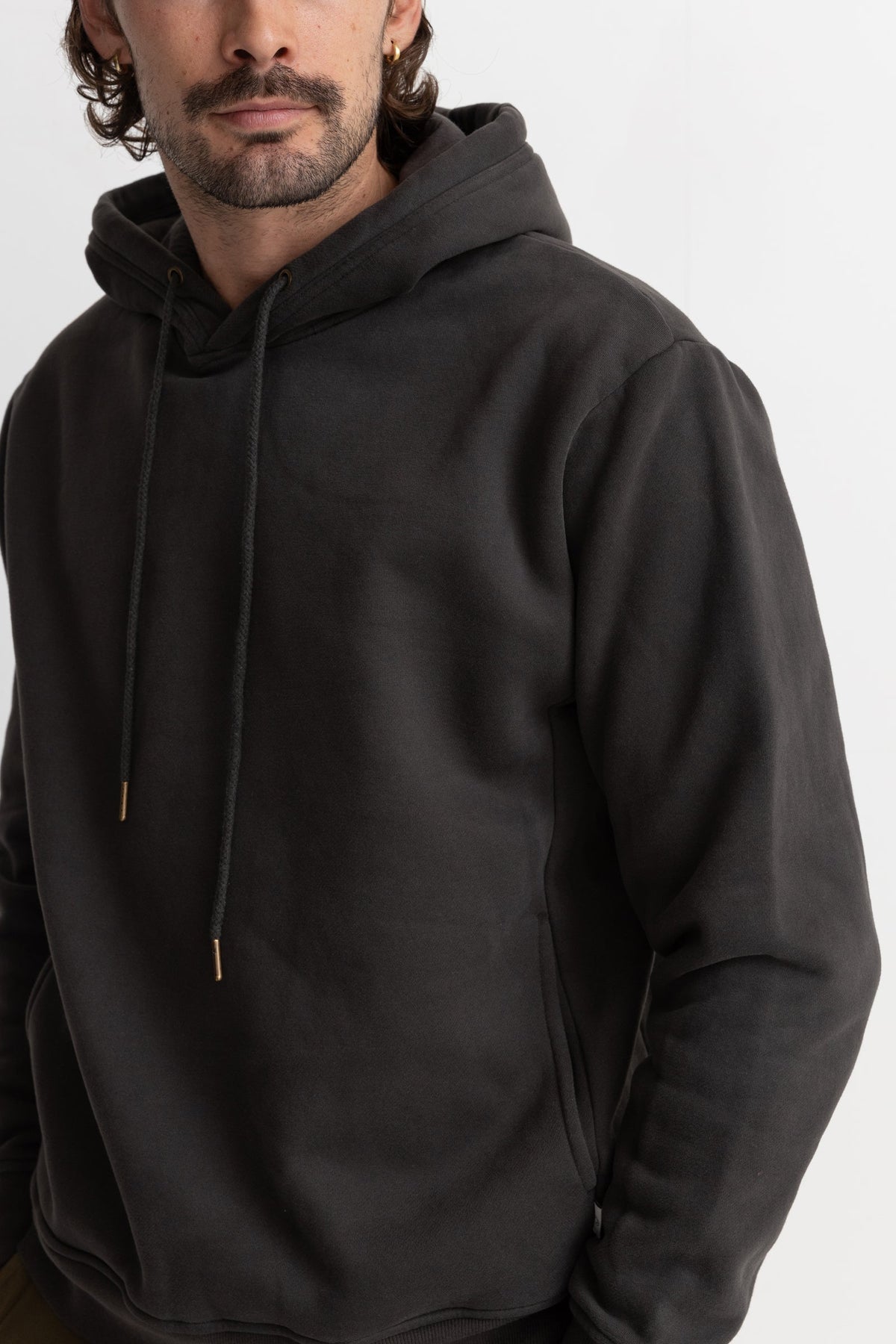 Classic Fleece Hood - Vintage Black