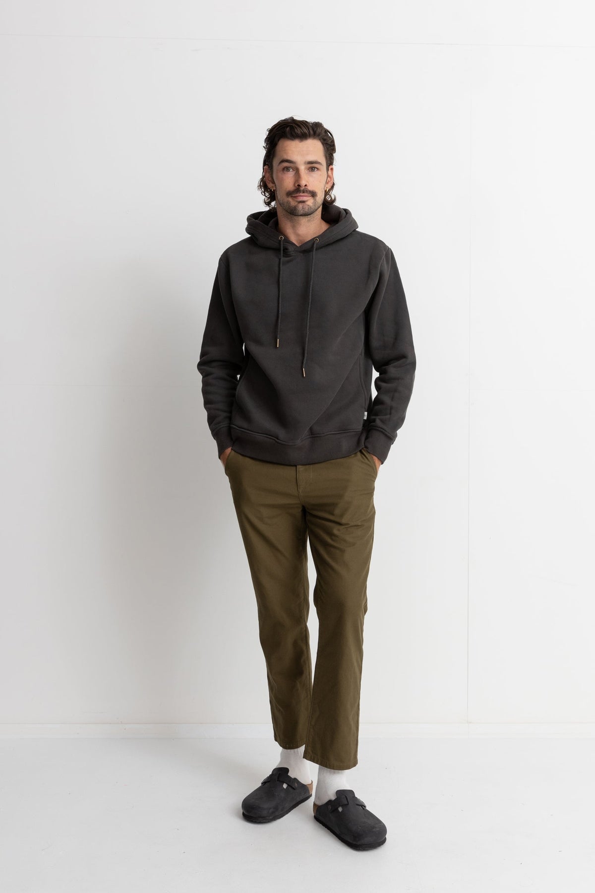 Classic Fleece Hood - Vintage Black