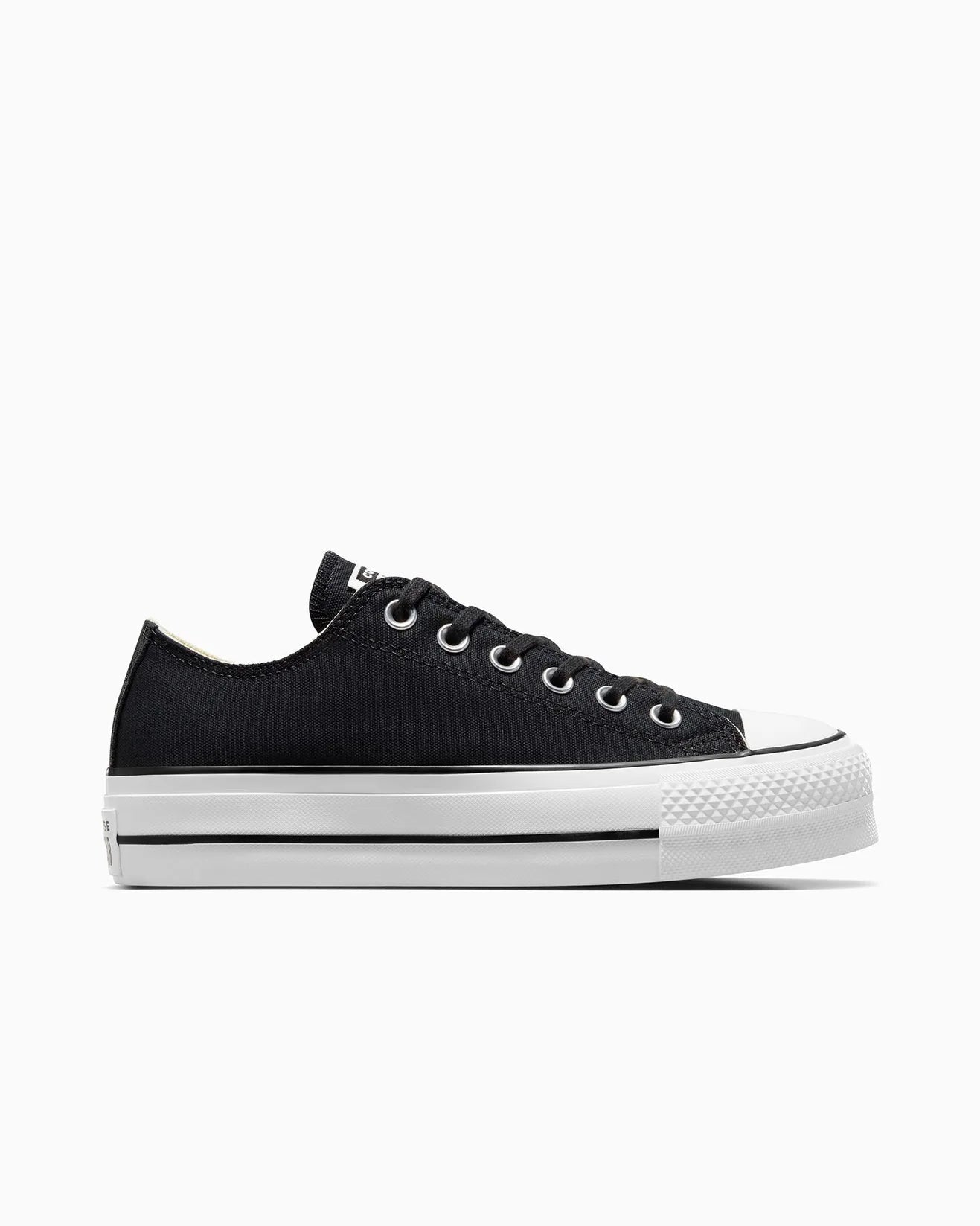 Converse Chuck Taylor Low Top Canvas Lift - Black (view 3)