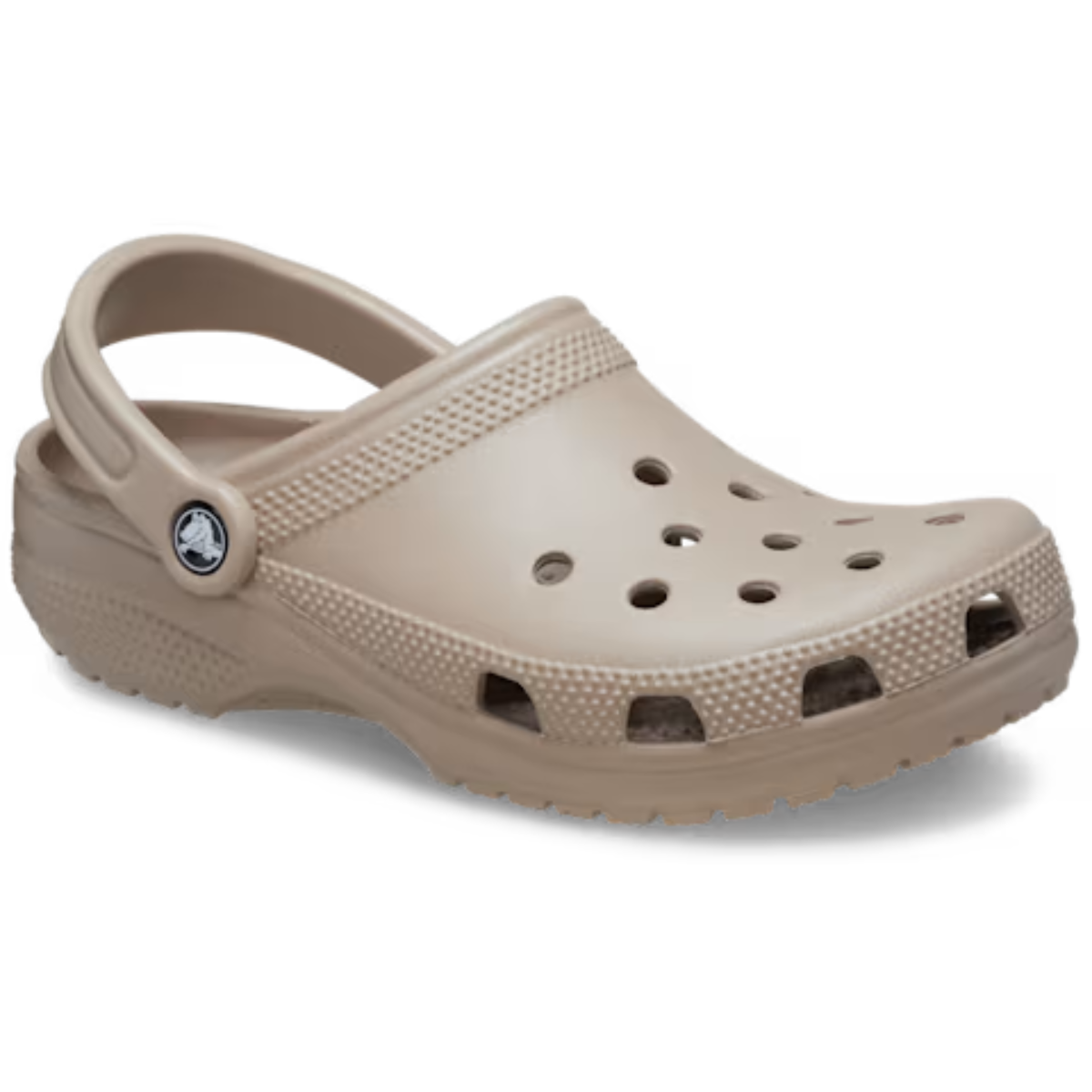 Crocs Classic Clog in taupe - angle