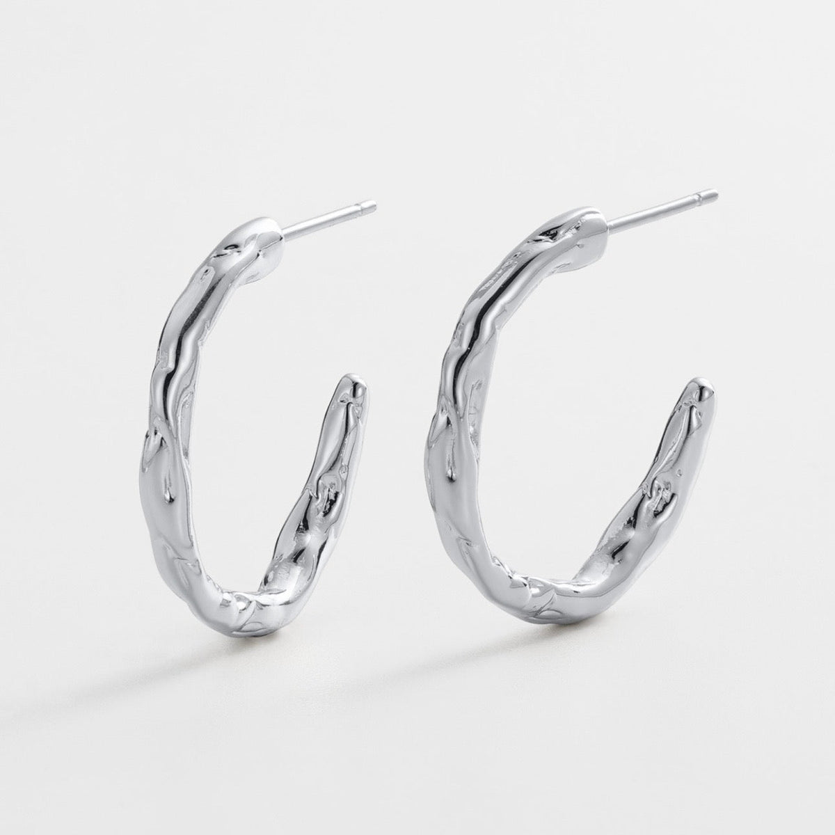 Zafino Alessia Hoop Large Silver