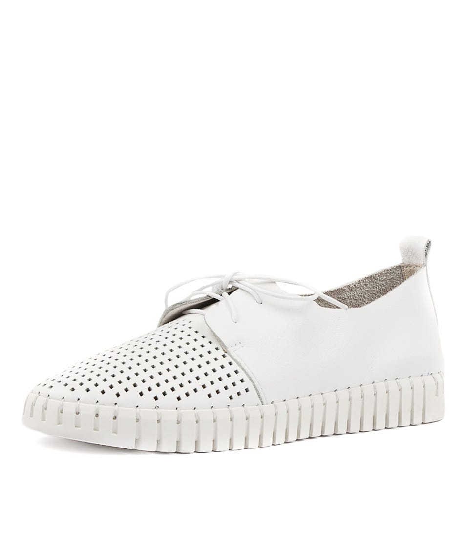 Huston - White Leather