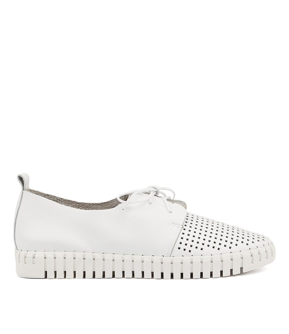 Huston - White Leather