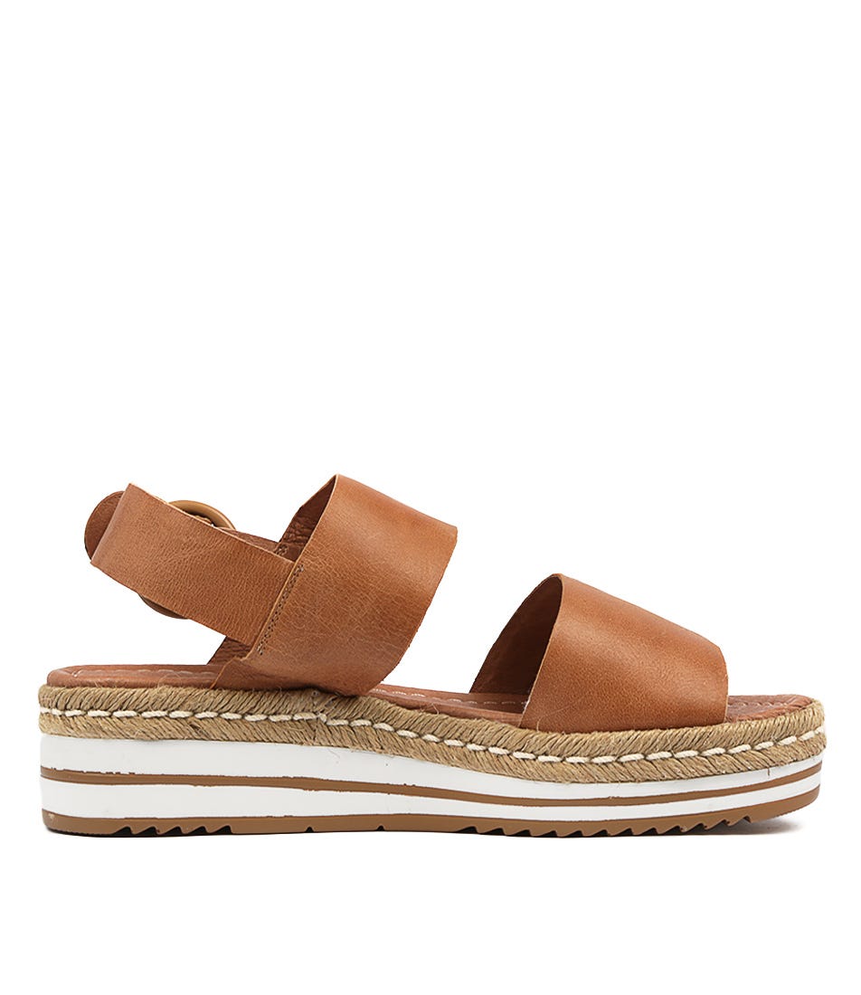Atha Sandal - DK Tan Leather