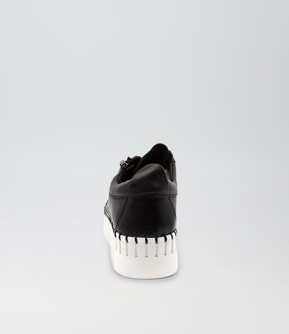 Django & Juliette Bump Sneaker - Black Leather (view 5)