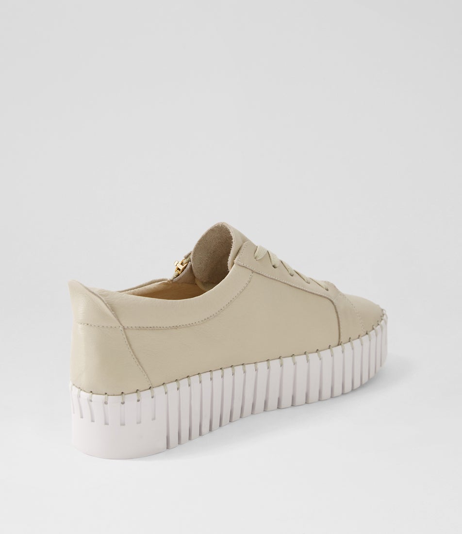 Django & Juliette Bump Sneaker - Macadamia Leather (view 4)
