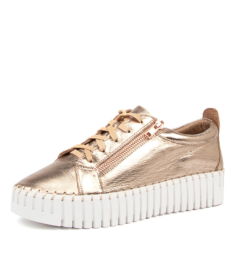 Bump Sneaker - Champagne Leather