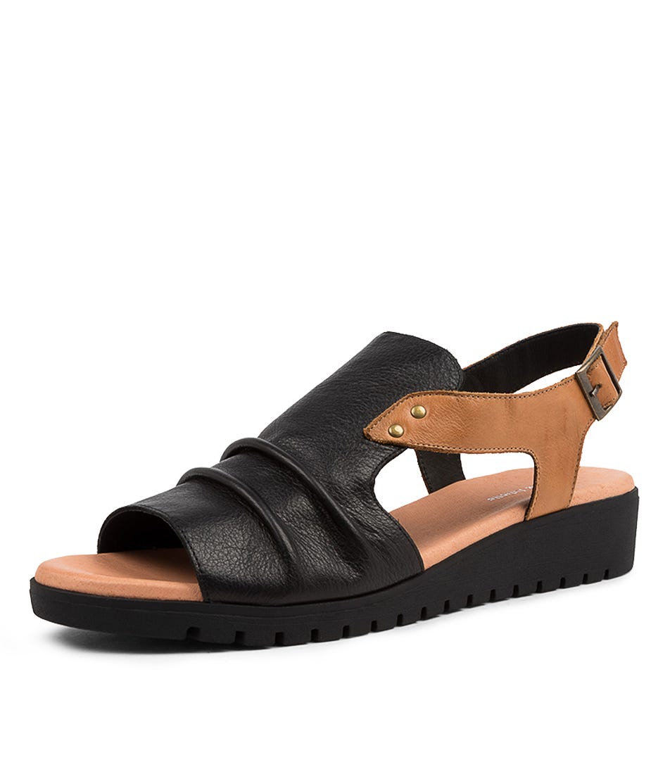 Madis Sandal - Black / Dark Tan
