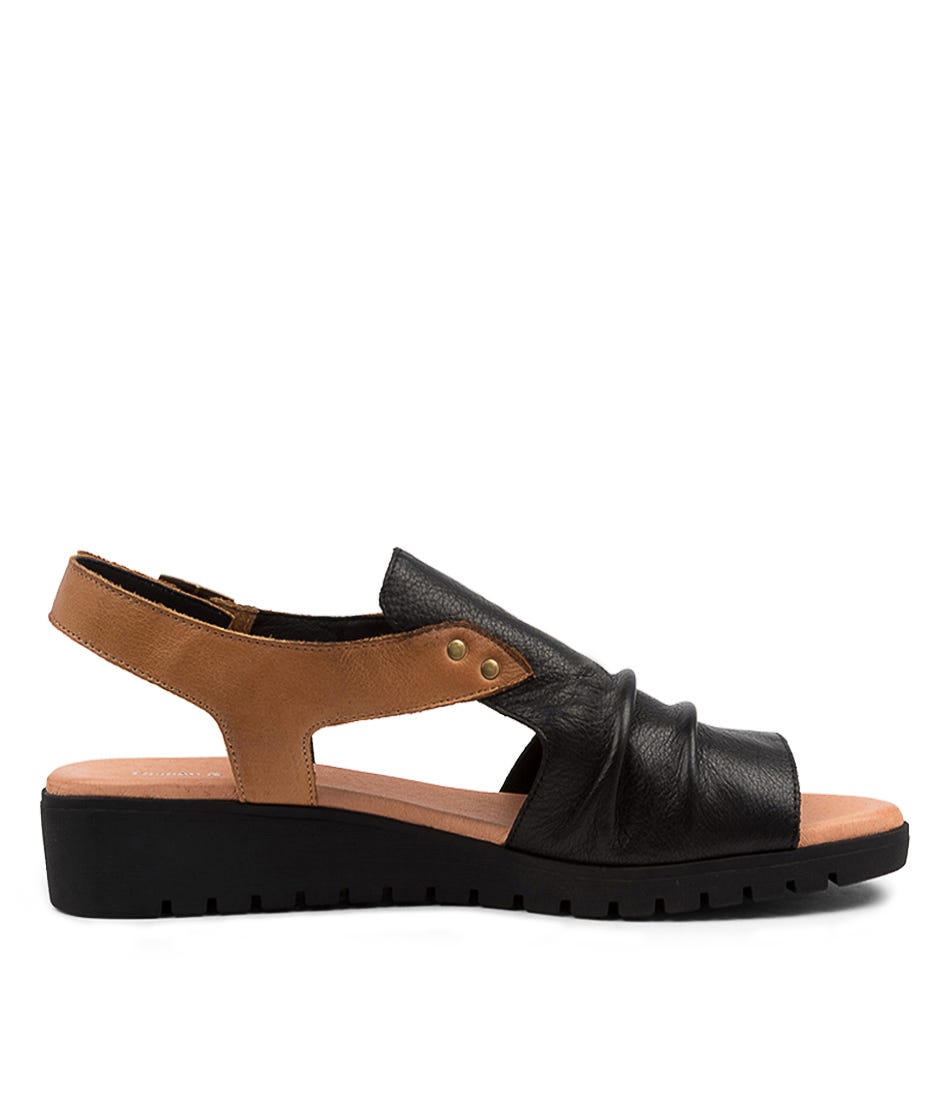 Madis Sandal - Black / Dark Tan