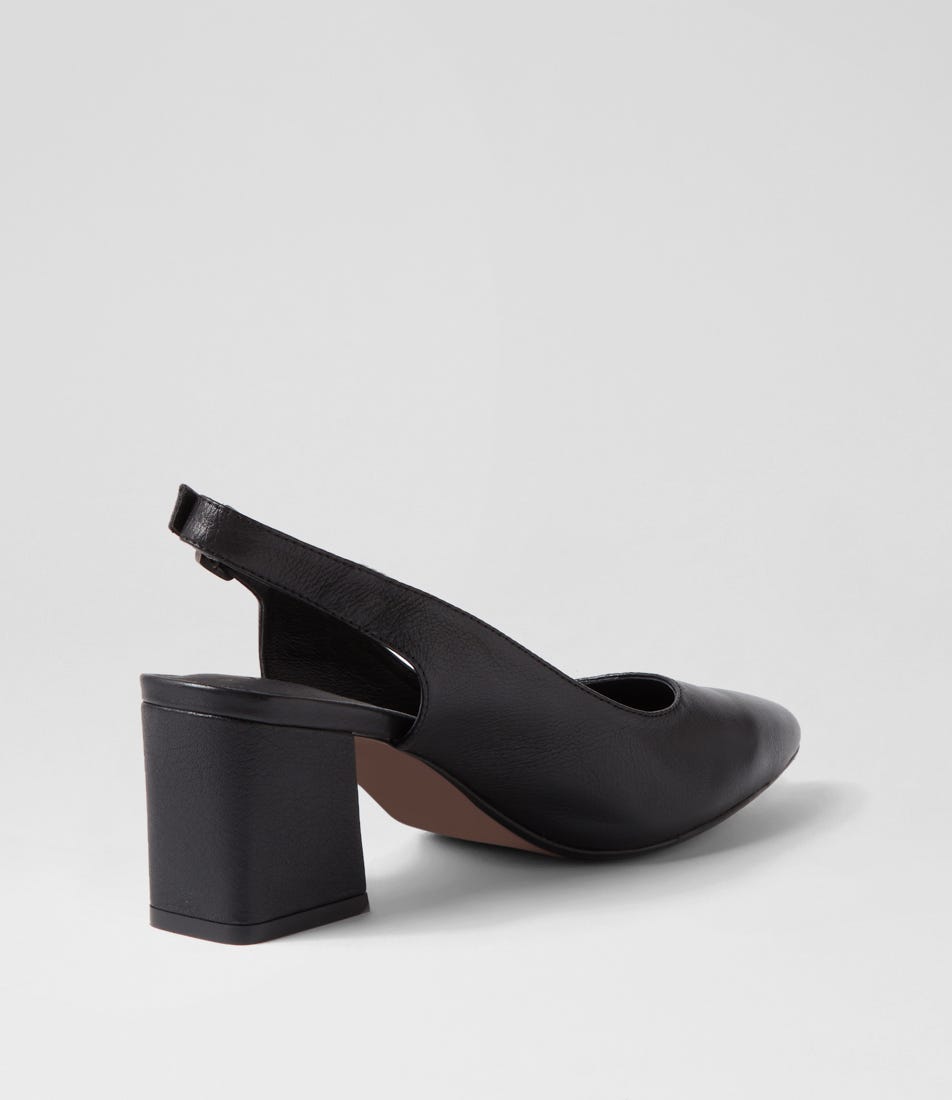 Malia - Black Leather