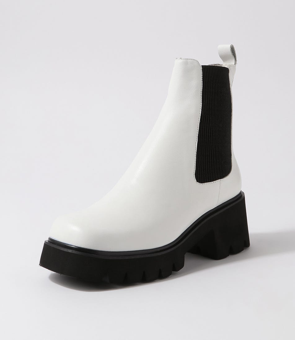 Barakios DJ - White Leather - Catani Clothing