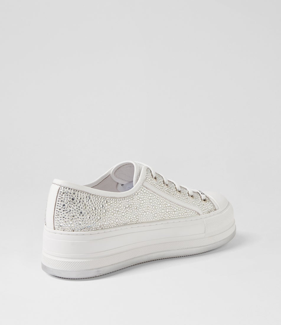 Django & Juliette Gillers Sneaker - White / Silver (view 3)