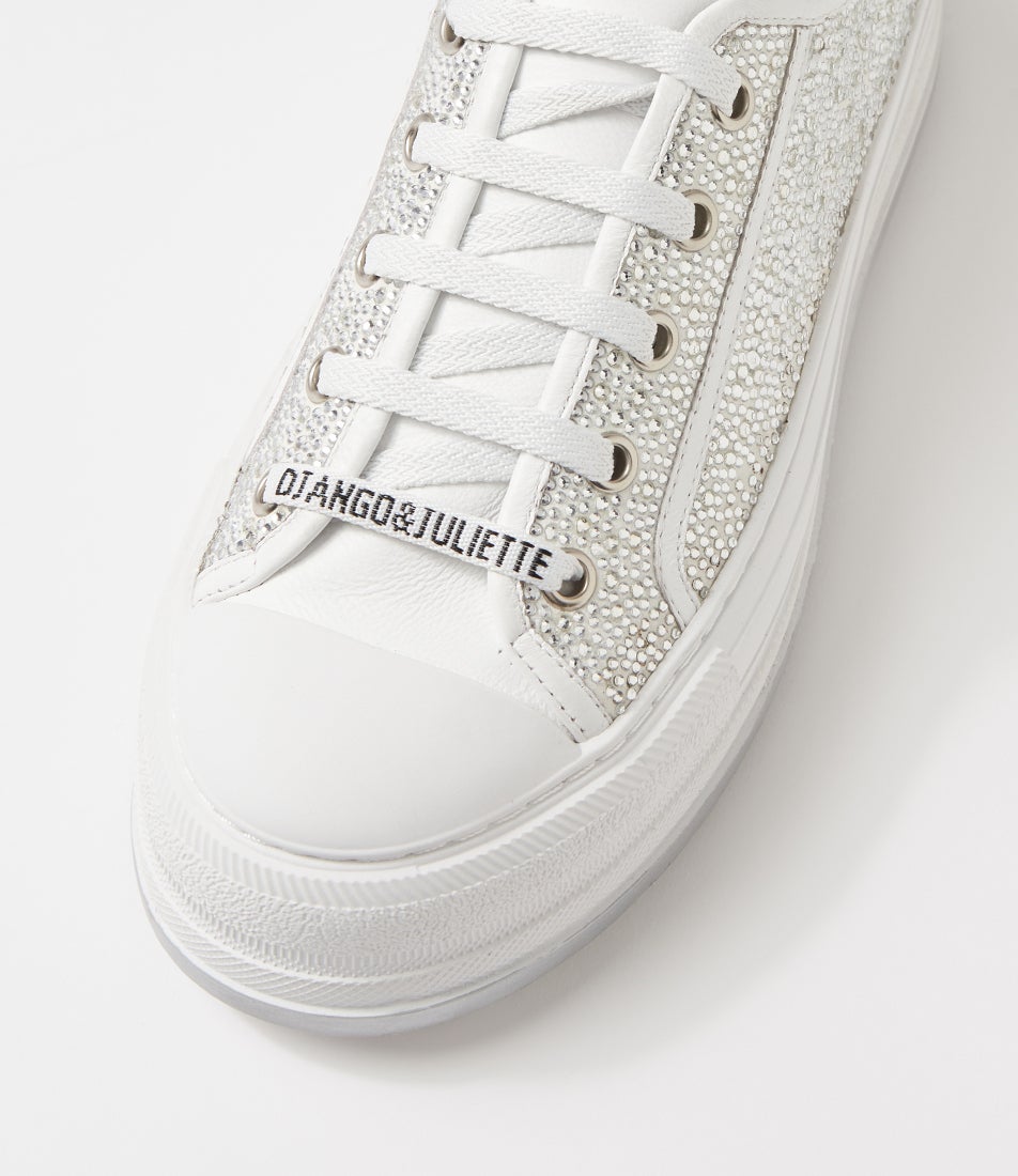 Django & Juliette Gillers Sneaker - White / Silver (view 4)