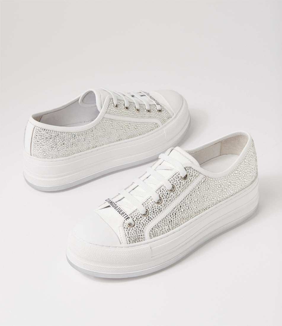 Django & Juliette Gillers Sneaker - White / Silver (view 5)