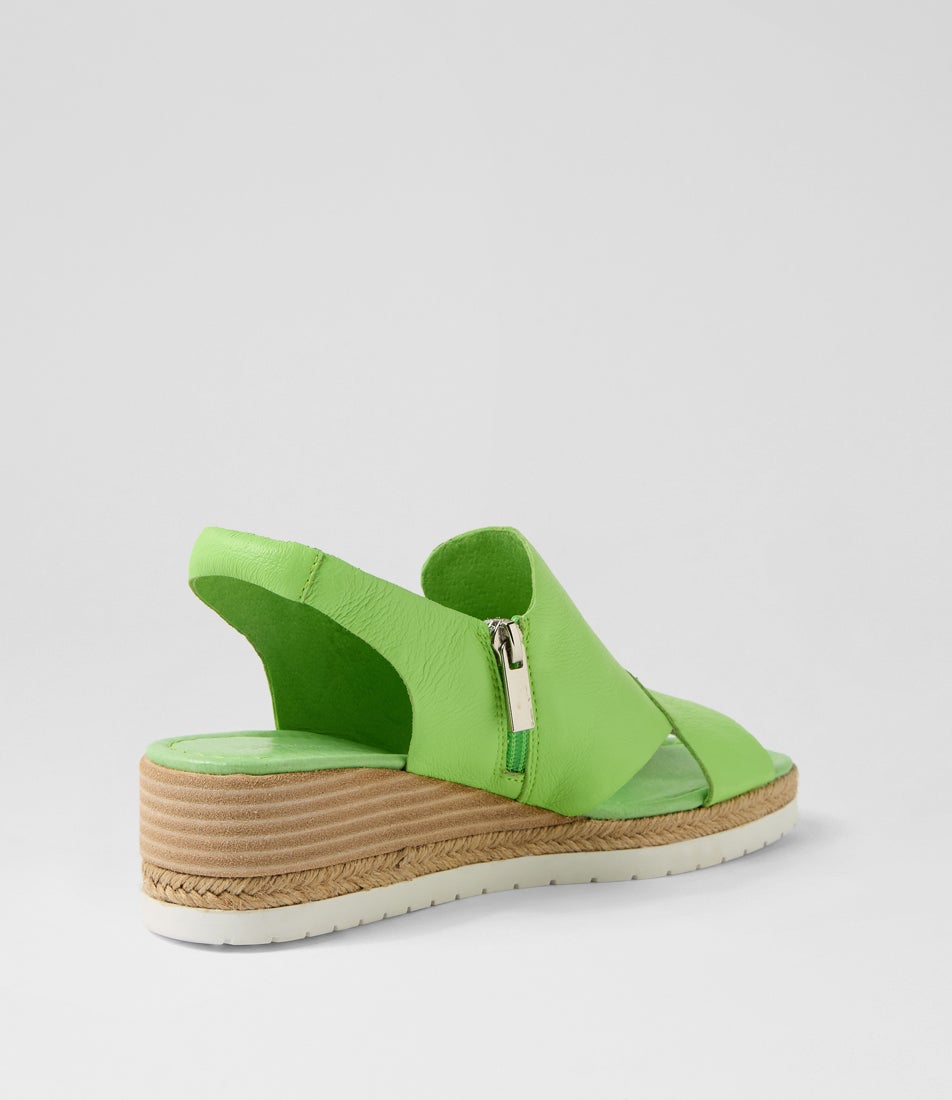 Django & Juliette Illiet Sandal - Light Lime (view 3)