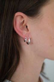 Marley Hoop - Small - Silver
