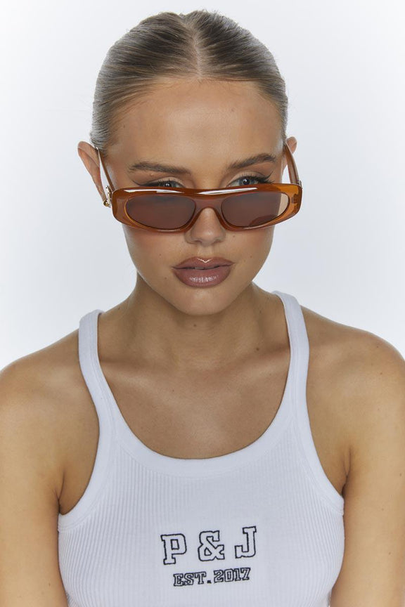 Peta + Jain Dexter Sunglasses - Toffee/Black (view 4)