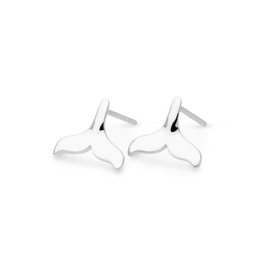 Whale Stud Earring - 925 - Silver Info