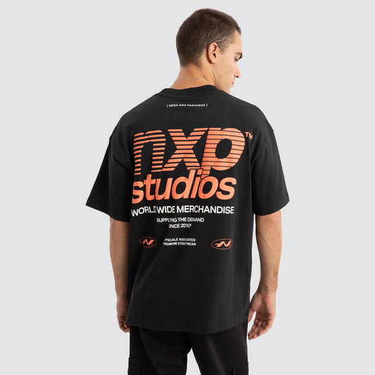 Firefly Raptor Tee - Bleached Black